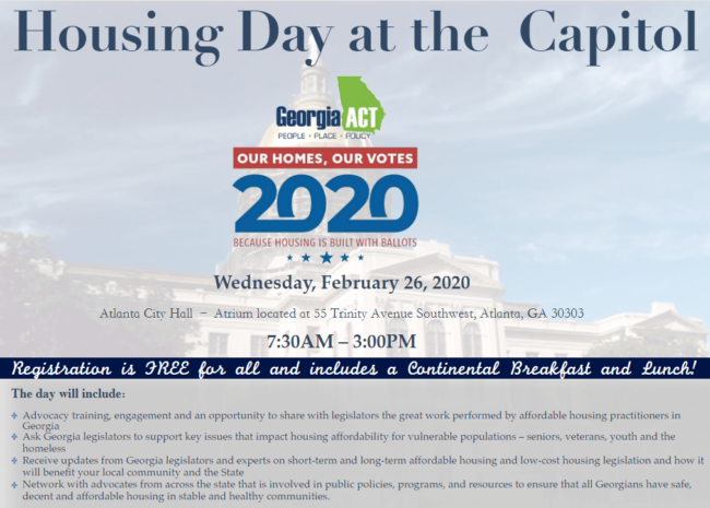 Housing Day at the Capitol 2020